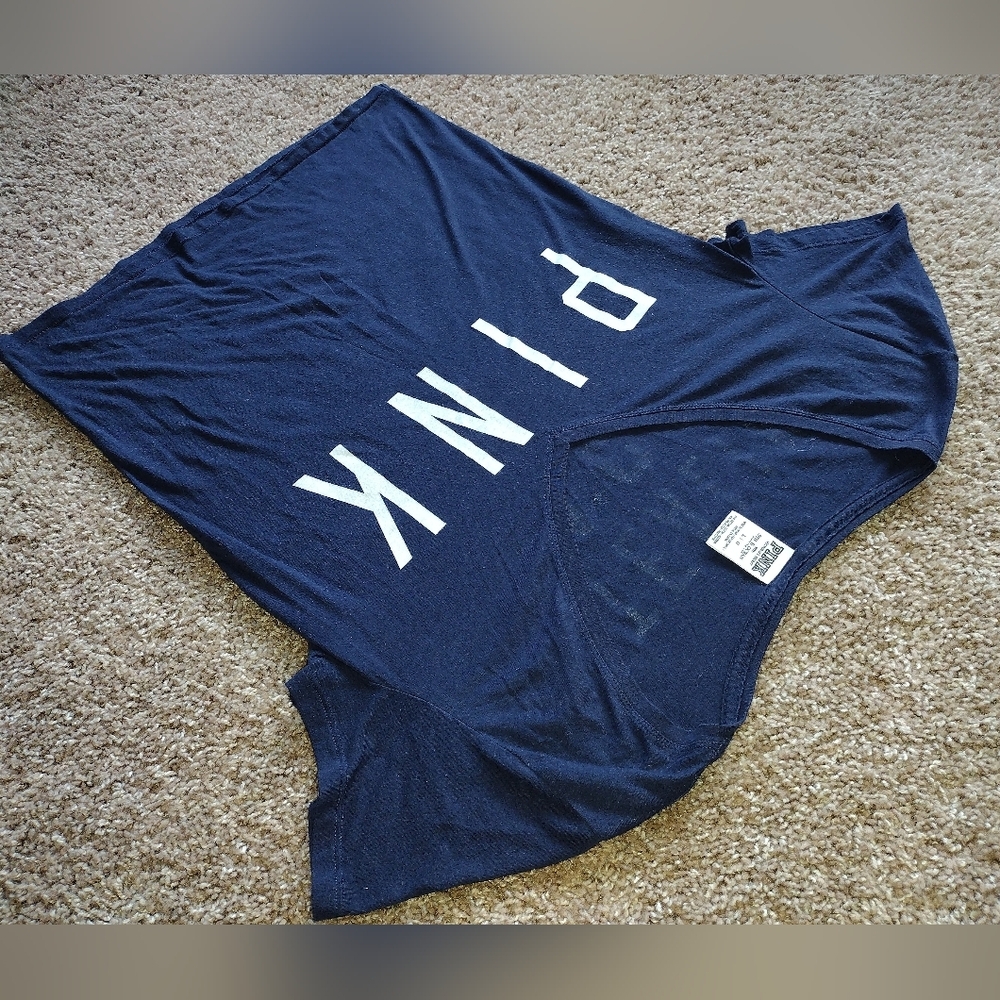 PINK Victoria's Secret Seattle Mariners V-Neck Tee Large - Picture 3 of 6